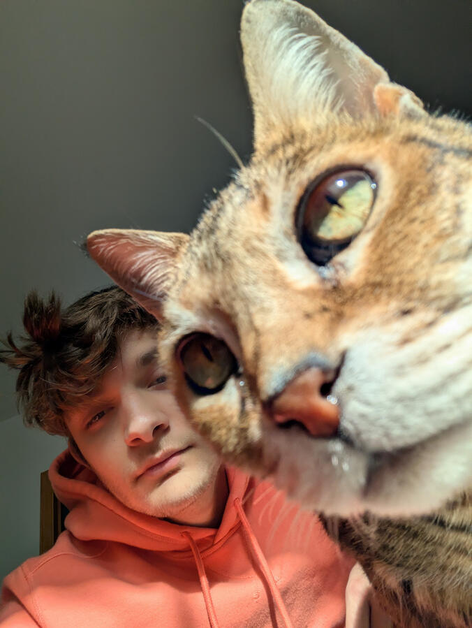 I am simply a vessel for feline joy I am simply a vessel for feline joy