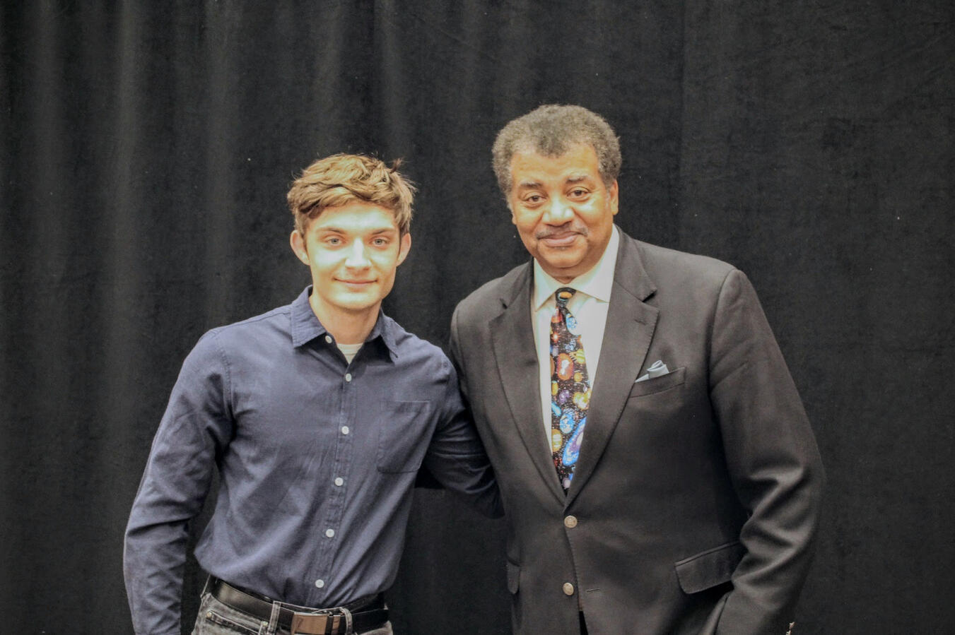 My meeting with astrophysicist Neil deGrasse Tyson at a college talk My meeting with astrophysicist Neil deGrasse Tyson at a college talk